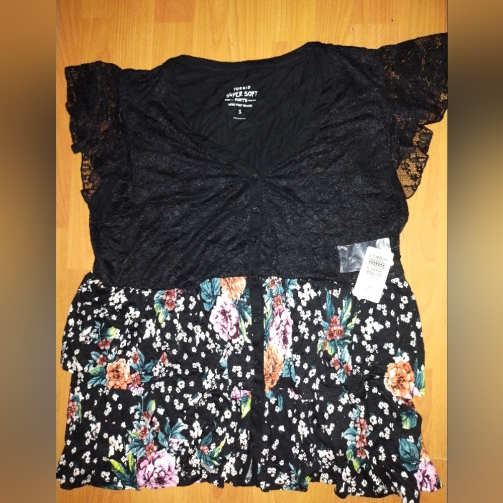 Floral and lace